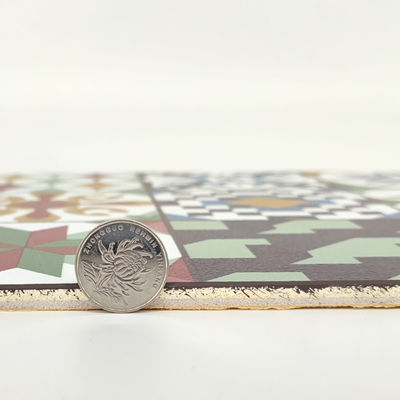 1200x2400mm Busa PVC Wallpaper Lantai Tahan Api 3d Panel Dinding Dekoratif