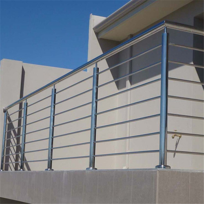 Tangga Stainless Steel Balustrade, Railing Tangga Interior Batang Bar Untuk Balkon