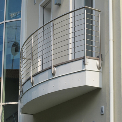 Tangga Stainless Steel Balustrade, Railing Tangga Interior Batang Bar Untuk Balkon
