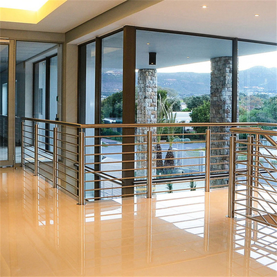 Tangga Stainless Steel Balustrade, Railing Tangga Interior Batang Bar Untuk Balkon