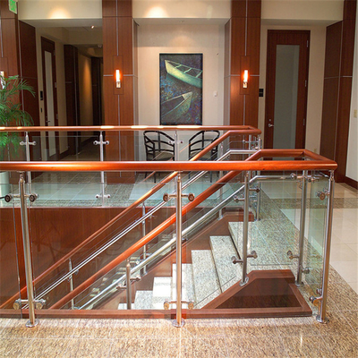 TESIA Modern Glass Balustrade Railing Untuk Apartemen Balcony Deck Terrace Staircase