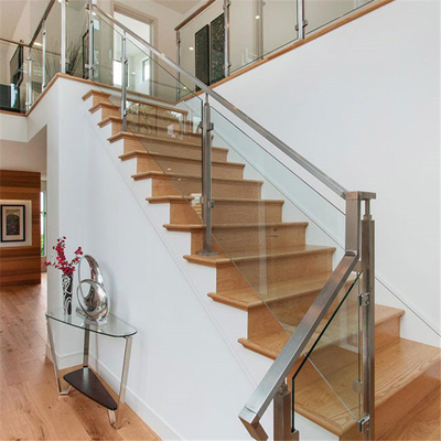 TESIA Modern Glass Balustrade Railing Untuk Apartemen Balcony Deck Terrace Staircase
