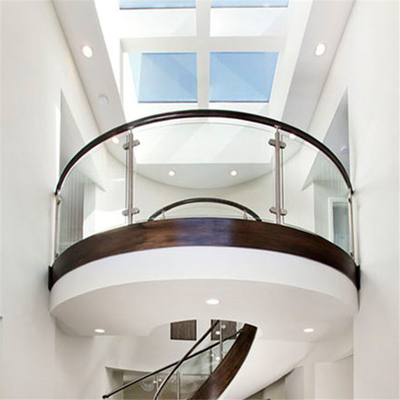 TESIA Modern Glass Balustrade Railing Untuk Apartemen Balcony Deck Terrace Staircase