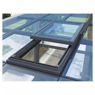 Jendela Kustom Kaca Tempered Skylight Warna-warni Dengan Sun Tunnel Tubular