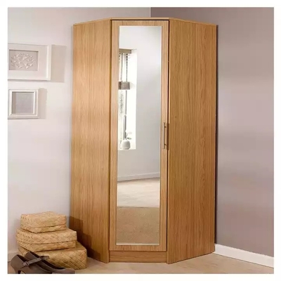 Lemari Kamar Tidur Modern Kayu Solid, Lemari Pakaian Kamar Tidur Disesuaikan