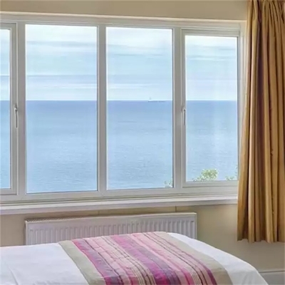 Thermal Break Double Glazed Aluminium Sliding Window Door Tempered Rendah E