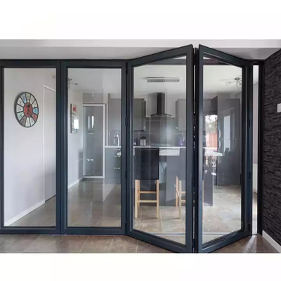 EPDM Waterproof Exterior Aluminium Folding Door Glass Bifold Patio Sliding