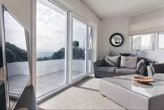 Aluminium Lifting High Rising Building Glass Sliding Door Dengan Standar CE