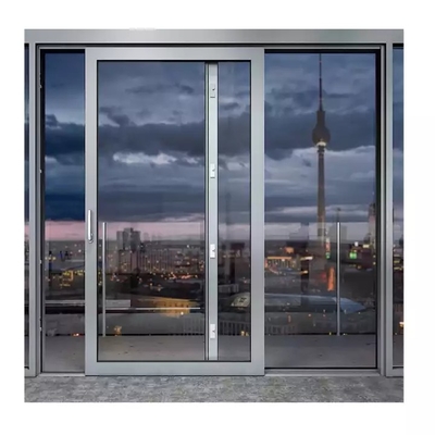 Aluminium Lifting High Rising Building Glass Sliding Door Dengan Standar CE