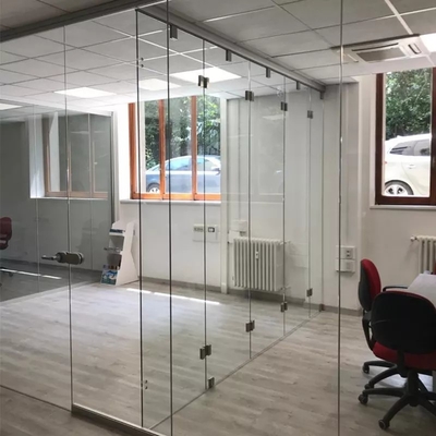 Pintu Kaca Lipat Tanpa Bingkai Interior, Pintu Bifold Geser Ruang Matahari Balkon