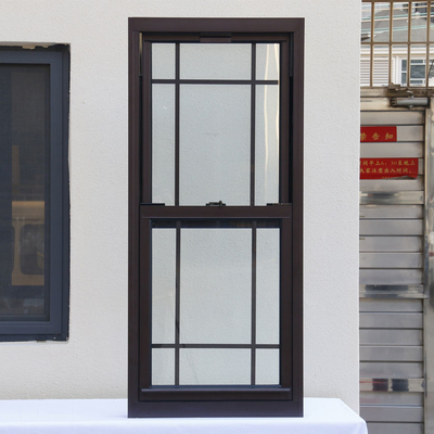 Double Hung Sash Aluminium Up Down Sliding Windows Gaya Vertikal