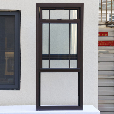 Double Hung Sash Aluminium Up Down Sliding Windows Gaya Vertikal