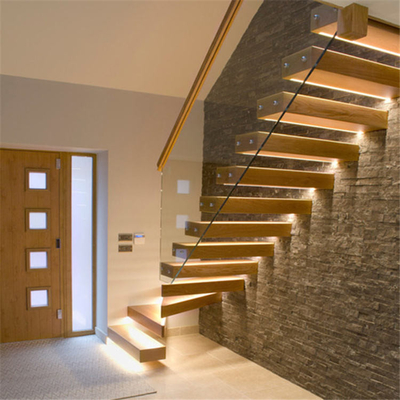Tangga Spiral Menghemat Ruang Mengambang, Tangga Mengambang Kayu Led