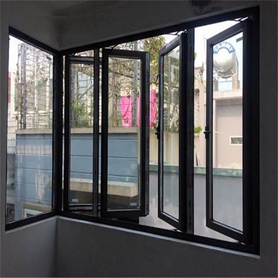 Double Glazed Modern Aluminium Casement Windows Ukuran Disesuaikan