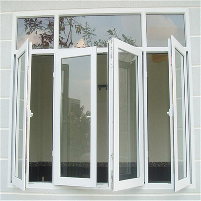 Double Glazed Modern Aluminium Casement Windows Ukuran Disesuaikan