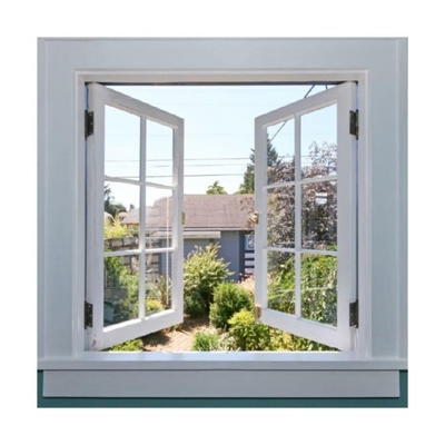 Double Glazed Modern Aluminium Casement Windows Ukuran Disesuaikan