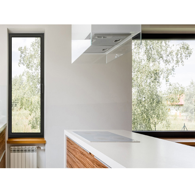 Dorong Dan Tarik Aluminium Horizontal Sliding Windows Dan Doors Reidential