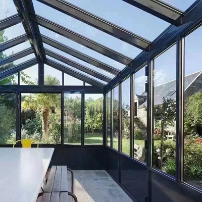 Aluminium Double Glazed Leak Proof Skylight 2.0mm Dilapisi Bubuk