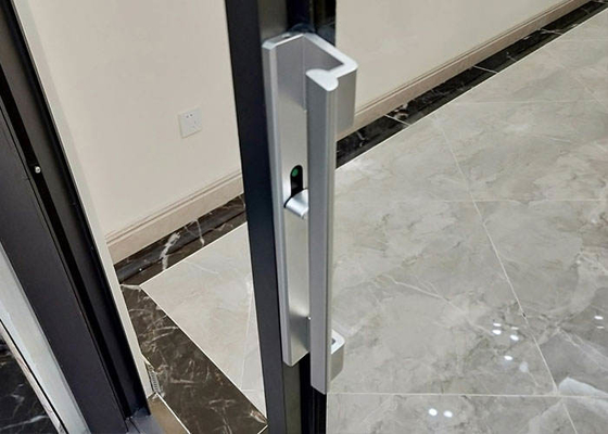 Pintu Geser Aluminium Double Glazed Modern Dorong Dan Tarik Pembukaan