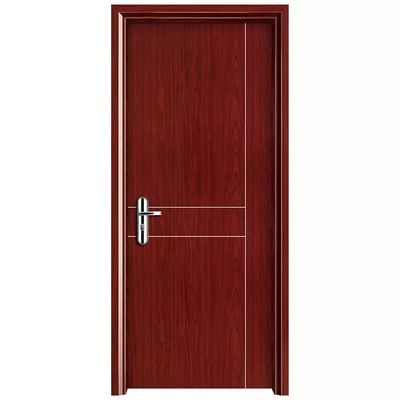 Pintu Kamar Kayu Lapis Kayu Tahan Air Disesuaikan PVC WPC Internal