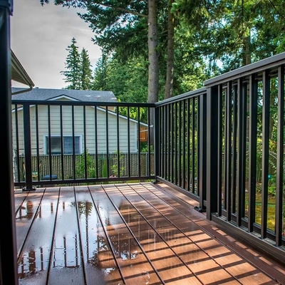 Desain Sederhana Pagar Aluminium Luar Ruangan Balkon / Balustrade Tangga