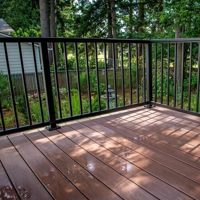 Desain Sederhana Pagar Aluminium Luar Ruangan Balkon / Balustrade Tangga