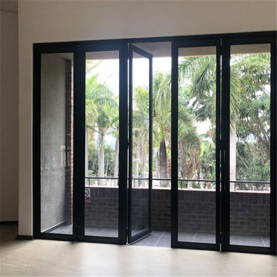 Pintu Teras Lipat Paduan Aluminium, Pintu Pvc Plastik Lipat Eksterior