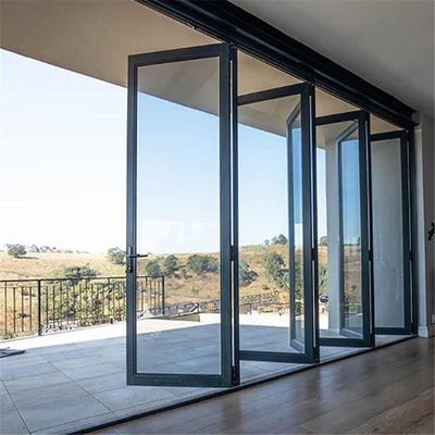 Pintu Teras Lipat Paduan Aluminium, Pintu Pvc Plastik Lipat Eksterior