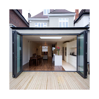 Pintu Teras Lipat Paduan Aluminium, Pintu Pvc Plastik Lipat Eksterior