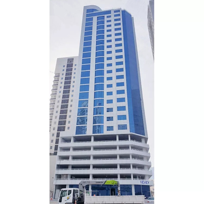 Aluminium Frame Cladding Exterior Glass Curtain Wall 6063-T5