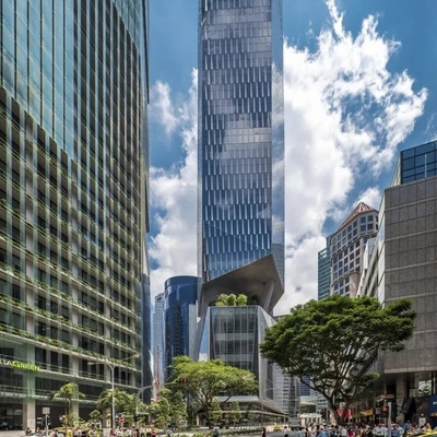 Aluminium Frame Cladding Exterior Glass Curtain Wall 6063-T5