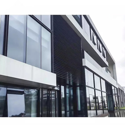 Bingkai Aluminium Panel Fasad Dinding Tirai Kaca Ganda