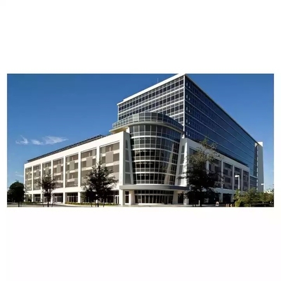 Exposed Framing Aluminium Cladding Dinding Tirai Kaca Transparan