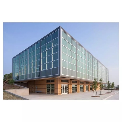 Exposed Framing Aluminium Cladding Dinding Tirai Kaca Transparan