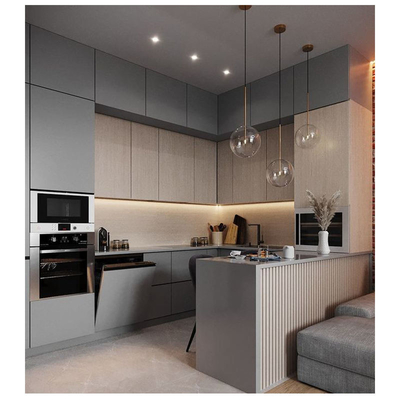 Perabot Pulau Desain Modern Kabinet Dapur Jepang Model Baru