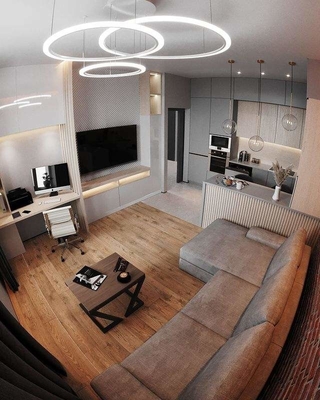 Perabot Pulau Desain Modern Kabinet Dapur Jepang Model Baru