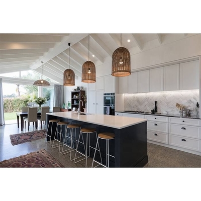 Furnitur Desain Modern Ready Made Rta Kitchen Cabinet Grey Shaker