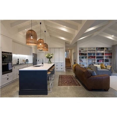 Furnitur Desain Modern Ready Made Rta Kitchen Cabinet Grey Shaker