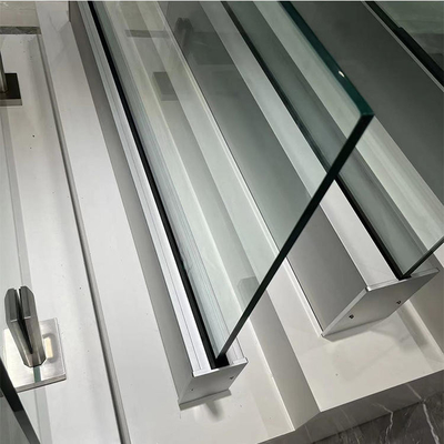 Anti Typhoon Hurricane Outdoor Frameless Glass Balustrade Ketebalan 10-20mm