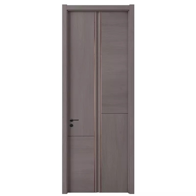 Kamar Internal Pintu Kamar Mandi Tahan Air Desain Panel Kayu Modern