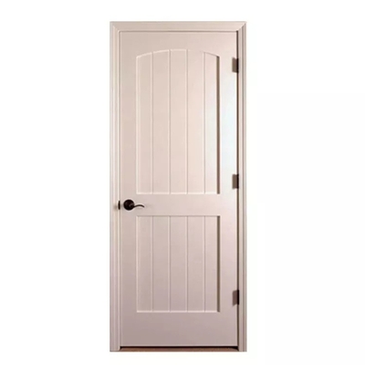 Simple Apartment Shaker Interior Pintu Kayu Keras Desain Panel Kayu