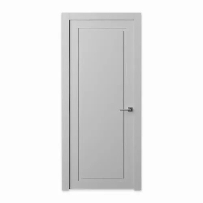 Simple Apartment Shaker Interior Pintu Kayu Keras Desain Panel Kayu