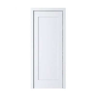 Simple Apartment Shaker Interior Pintu Kayu Keras Desain Panel Kayu