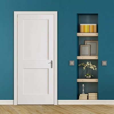 Desain Kayu Disesuaikan Pintu Interior Pengocok Kayu Keras Untuk Apartemen