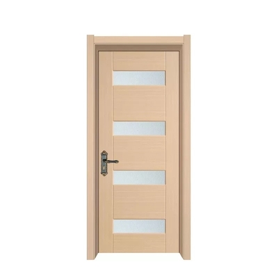 Pintu Interior Lacquer Laminasi, Pintu Kayu Modern Kaca Tahan Air