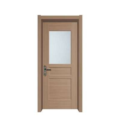 Pintu Interior Lacquer Laminasi, Pintu Kayu Modern Kaca Tahan Air