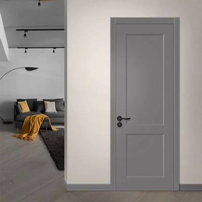 Tesia Waterproof Pintu Kamar Kayu Plywood Disesuaikan PVC WPC Pintu Dalam
