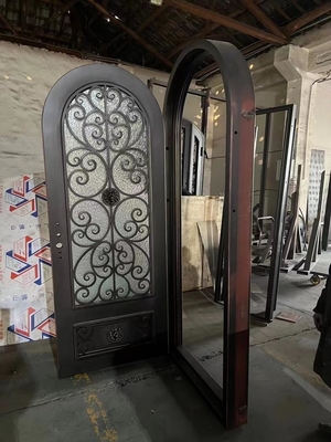 Arch Garden Steel Doors, Desain Baru Villa Gerbang Besi Tempa
