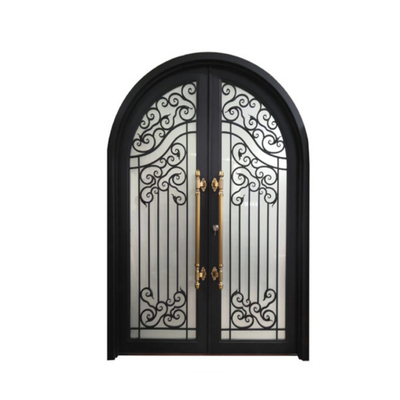 Arch Garden Steel Doors, Desain Baru Villa Gerbang Besi Tempa