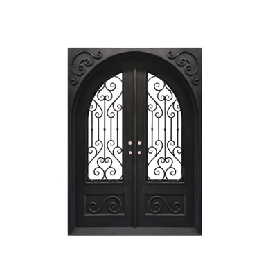 Arch Garden Steel Doors, Desain Baru Villa Gerbang Besi Tempa